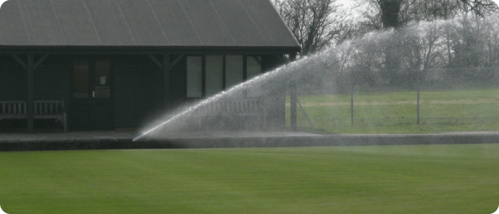 Popup sprinkler package for Bowling Greens