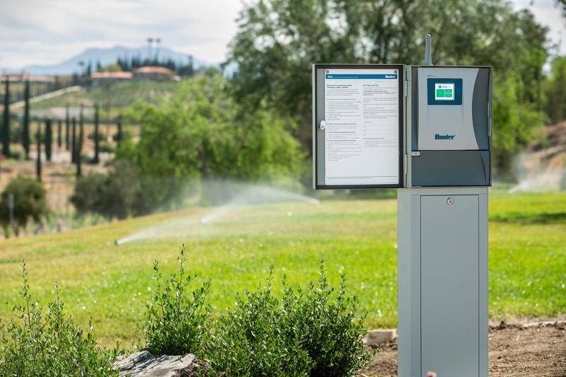 Hunter HCC irrigation controller with Wifi Control for up to 54 stations