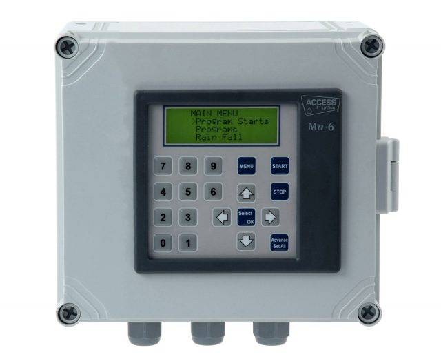Heron 6 zone controller used in landscape installations