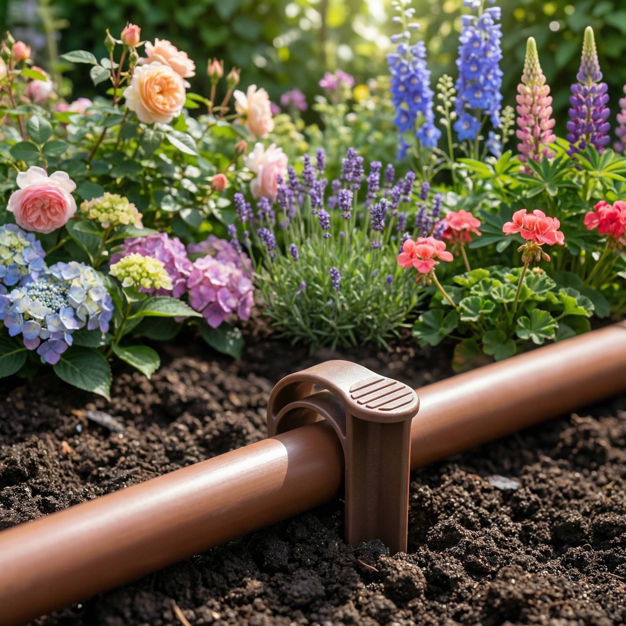 Anchorage peg for dripline