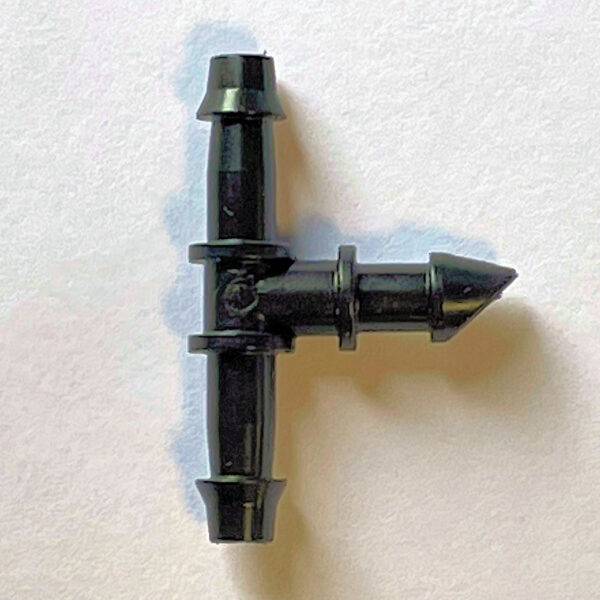 6mm barbed tee piece