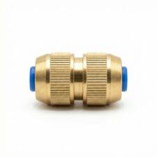 Brass connector to join two hoses permanently