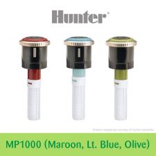 Hunter MP1000 Rotator Pop-up Sprinklers, Marron, Light Blue, Olive