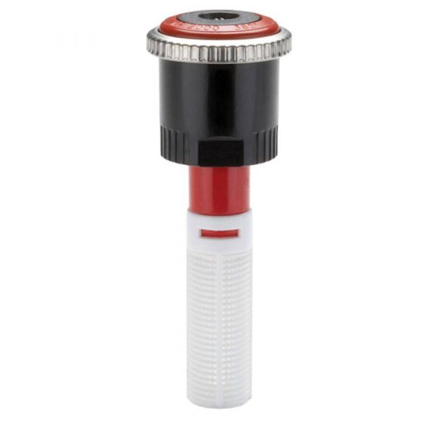 Red MP2000 rotator nozzle for highly efficient watering of smaller garden areas with complex shapes