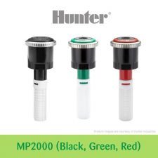Hunter MP2000 Rotator Pop-up Sprinklers, Black, Green, Red