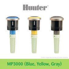 Hunter MP3000 Rotator Pop-up Sprinklers, Blue, Yellow, Grey