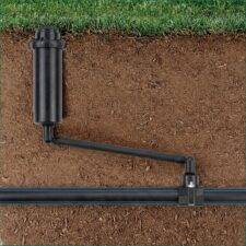 KHSJ swing joint in ground with pipe saddle