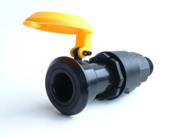 Quick coupling valve allow hoses to be quickly connected to an underground irrigation supply pipe