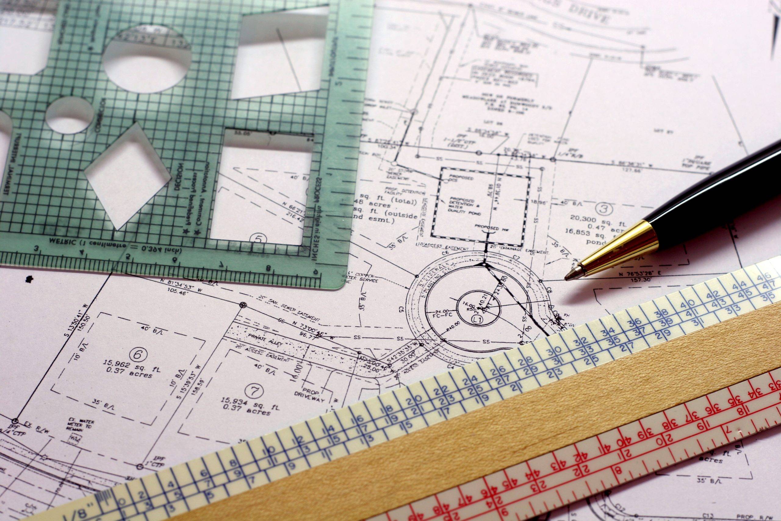 Plans and ruler