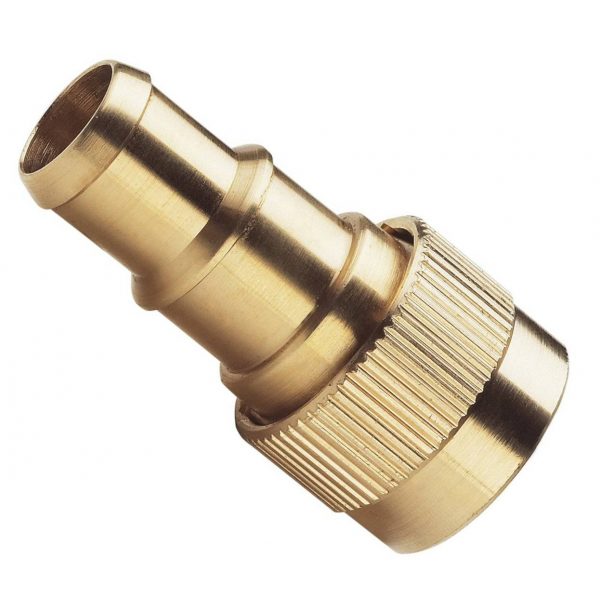 Brass quick connector for 3/4" hose