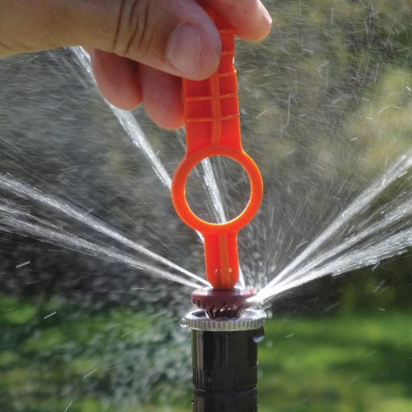 Adjuster key for Hunter MP rotator nozzles allows easy adjustment of the Hunter MP Rotator sprinkler head