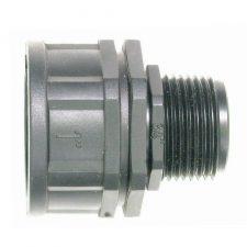 Black plastic threaded increasing piece