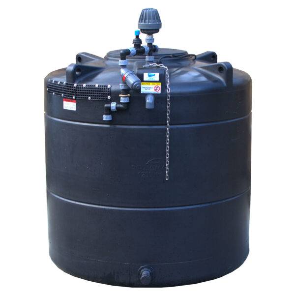 1250l Cat 5 pump and tank set for water storage and boosting pressure in large gardens