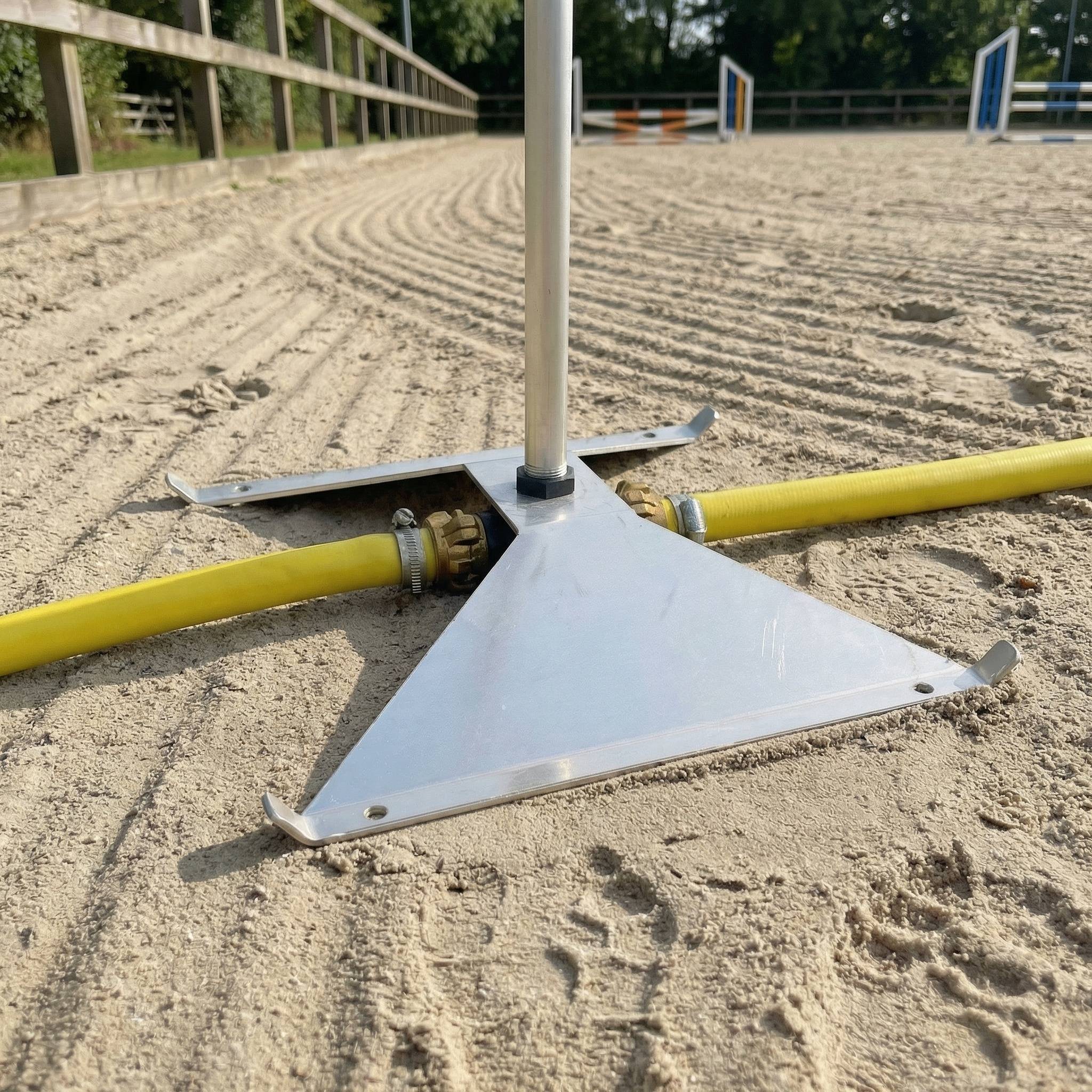 KRSA sled riser on a menage