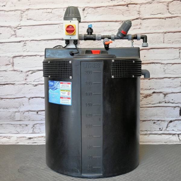 200l Cat 5 pressure booster set with pump and tank with AB air gap suitable for small garden