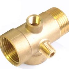 5 way brass connector for easy mounting of pressure switch controls onto the irrigation pipe