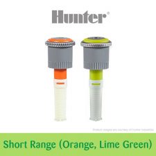 Hunter MP800SR Rotator Pop-up Sprinklers are short radius nozzles with a higher precipitation rate for small areas or when retrofitting existing spray systems