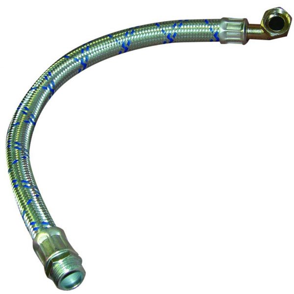 Flexible connecting pipe to connect between pressure vessel and 5 way connector