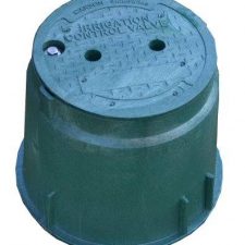 Carson round valve box with plastic lid suitable for pedestrian traffic