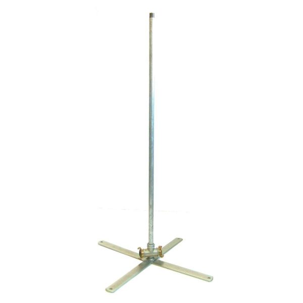 Cross Base Sprinkler Riser for hard standing areas