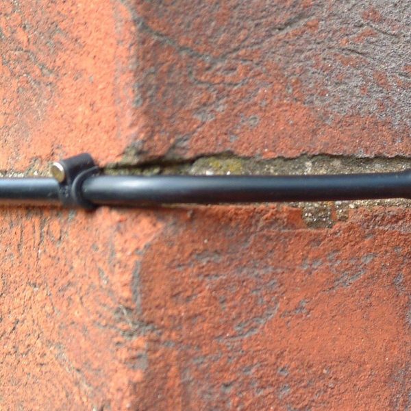 Supply pipe for hanging basket system