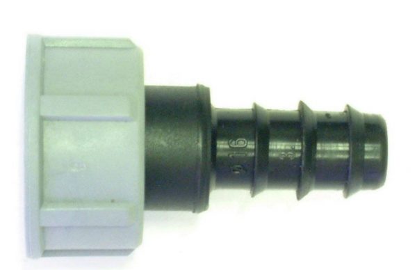 3/4″ Female Barbed Connector to female thread for low pressure pipe