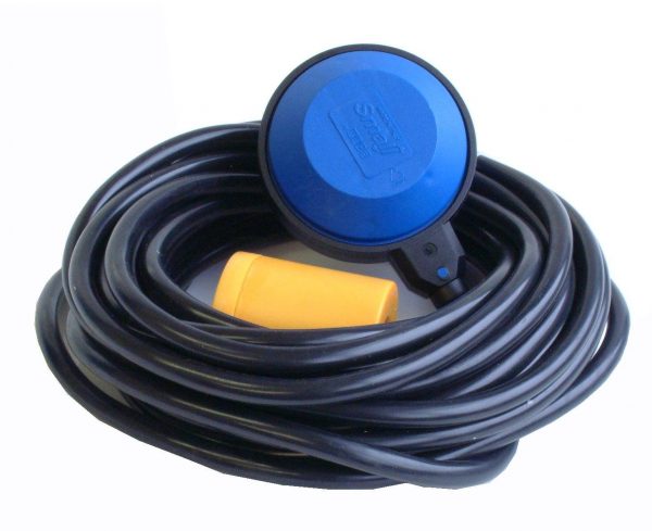 Floating level switch is used to control pumps and valves using the changes in the water level