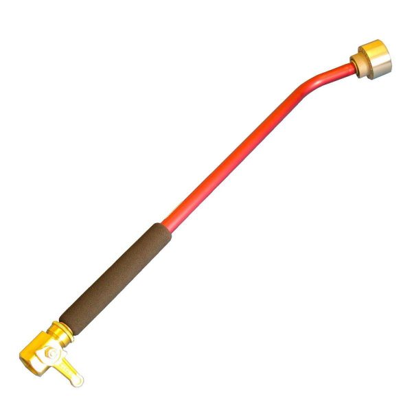 Professional 60cm or 75cm hand watering lance with cast aluminium head and solid brass valve