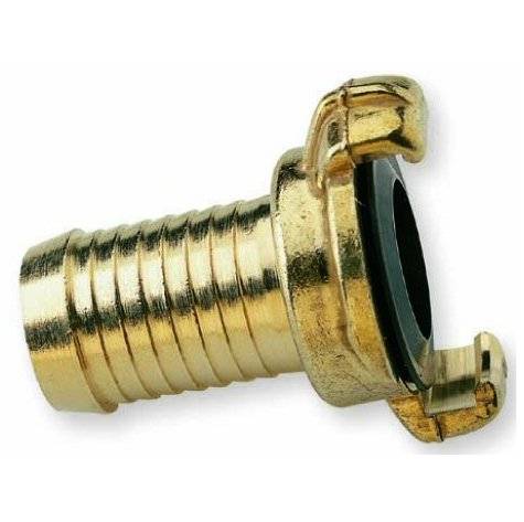 Brass geka hose tail to fit into the end of the hosepipe and allow a variety of sizes of hose to be connected together