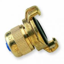 Easy Fit Geka Hosetail - Brass ‘geka’ style bayonet fitting with grip ring connector for hose