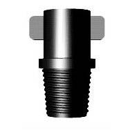 M11 Adaptor allows 6mm taper system to be fitted into grey uPVC pipe with M11 thread