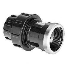 Plassim black compression female stud for high pressure pipework