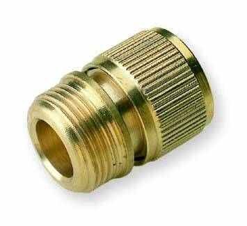 Male thread brass snap connector