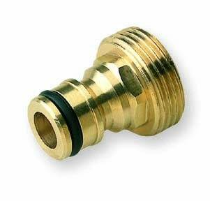 Male brass quick connector with 1/2″ or 3/4″ threaded fitting