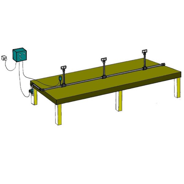 Mist Propagation kit with bench risers designed for cuttings