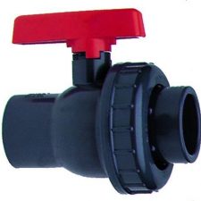 uPVC Single Union Valve allows lines to be turned off