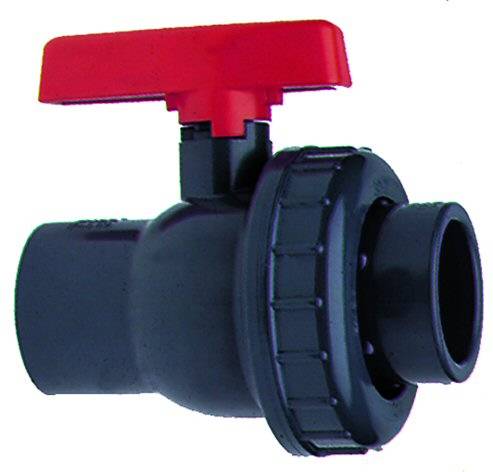 uPVC Single Union Valve allows lines to be turned off