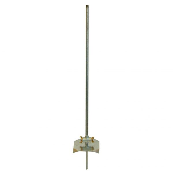 Sturdy large metal spiked riser for grass and soil areas