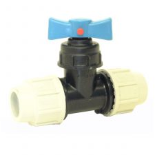 Plasson compression stopcock for high pressure pipework