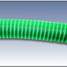 Flexible suction hose brings water from the tank or water source to the irrigation pump
