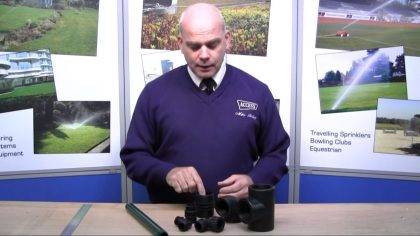 Video of a man explaining how to seal threaded fittings
