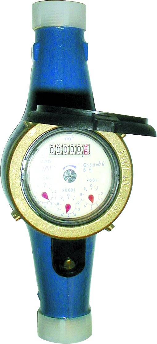 Arad water meter dial