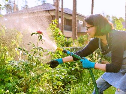 Wasting water with a hose