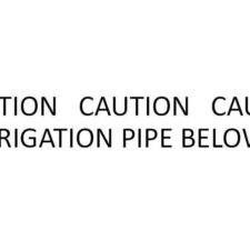 Irrigation Pipe Marking Tape